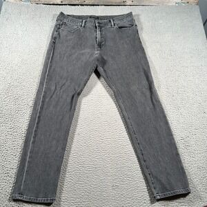 Lucky Brand Athletic 410 Slim Fit Jeans Men's 36x30 Gray Denim Straight‎ Leg